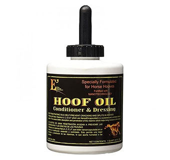 E3 HOOF OIL WITH BRUSH 32 OZ
