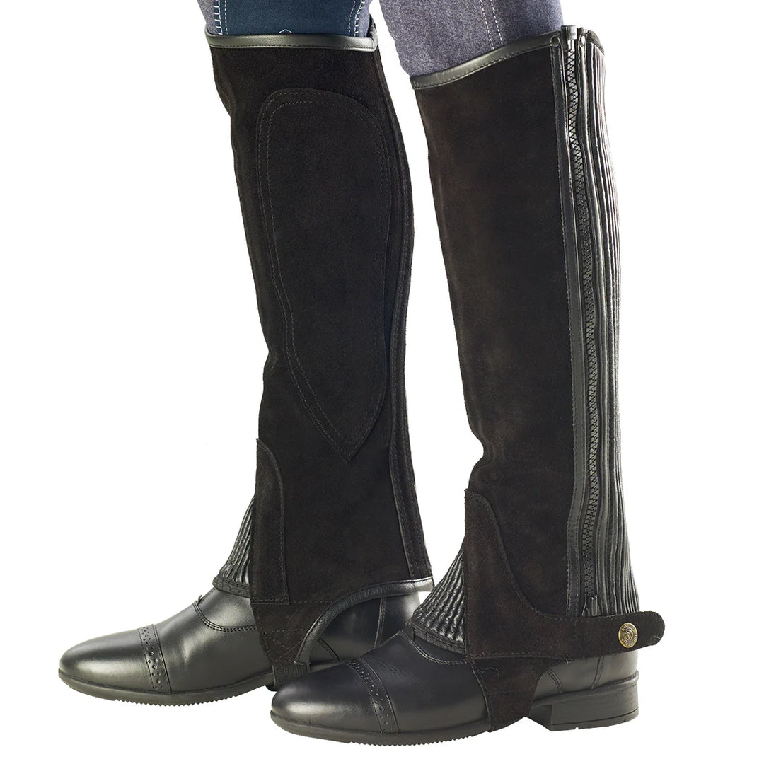 OVATION RIBBED SUEDE HALF CHAPS