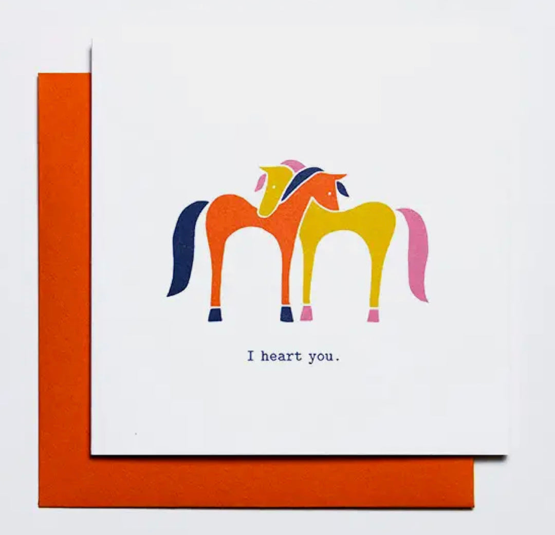 I HEART YOU CARD