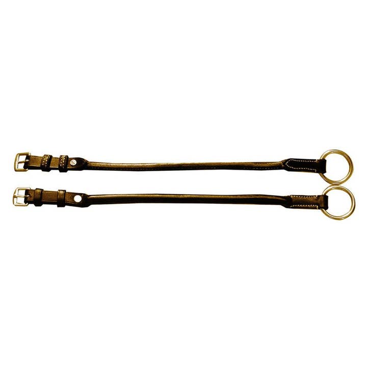 ROLLED LEATHER GAG CHEEK PIECES