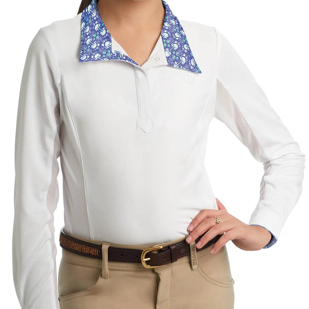 ROMFH CHILD’S SARAH LS SHOW SHIRT