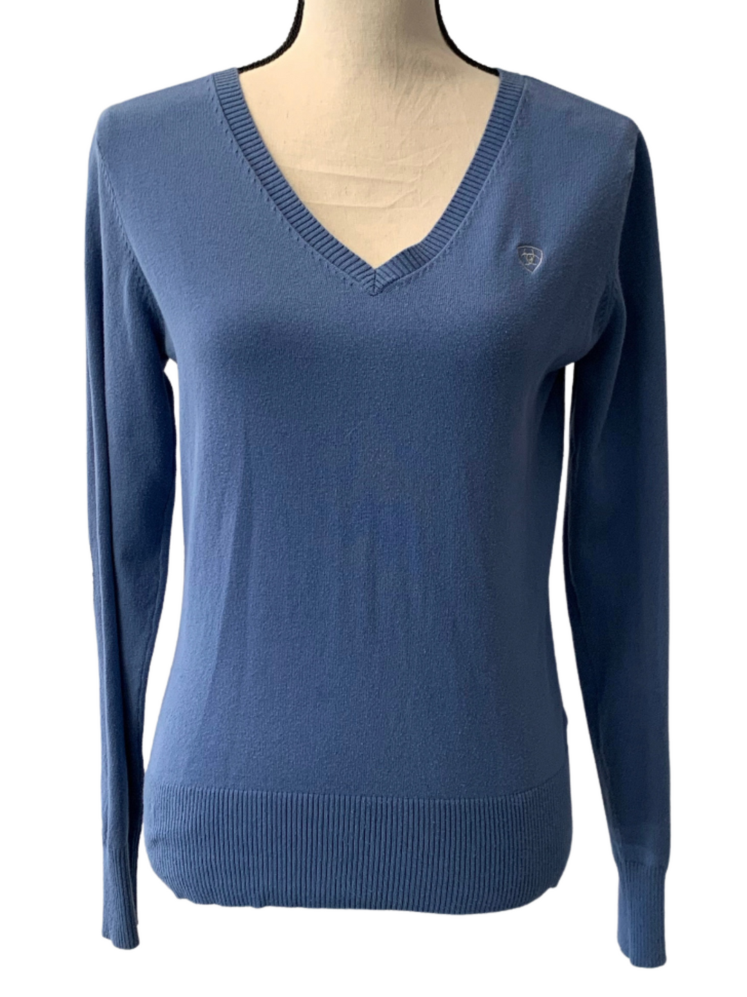 PRE-LOVED ARIAT COTTON V NECK SWEATER