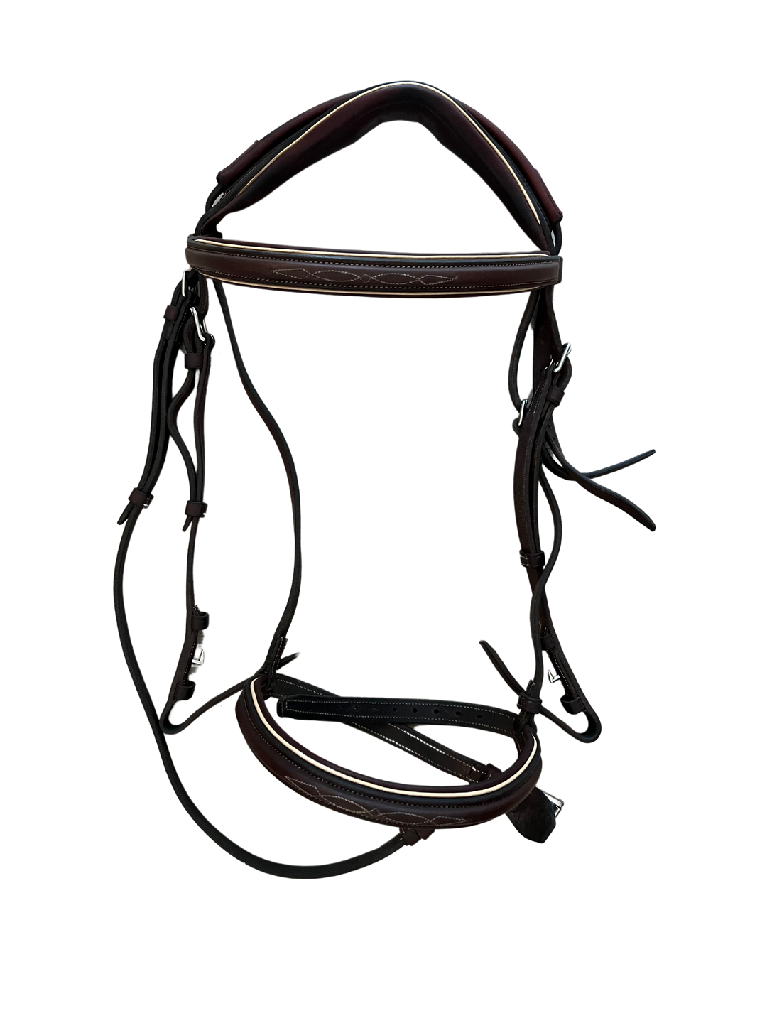 PRE-LOVED CWD BRIDLE WITH CREAM PIPING