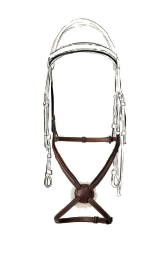 BUTET Raised Figure 8 Noseband