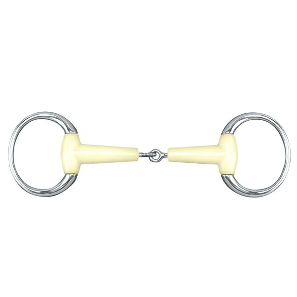 Happy Mouth® Round Ring Jointed Mouth Eggbutt Bit