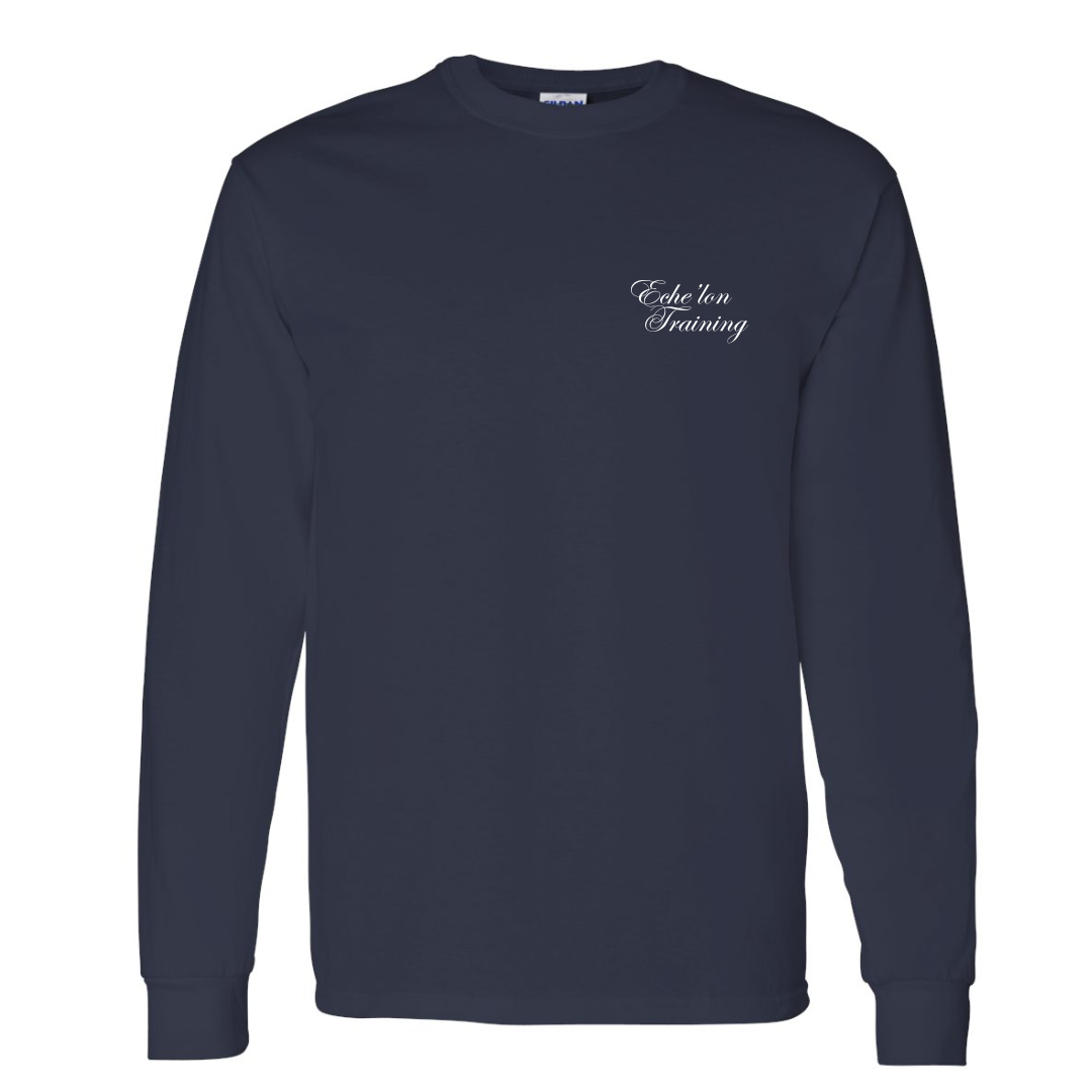 ECHE'LON GILDAN UNISEX LONG SLEEVE COTTON T-SHIRT