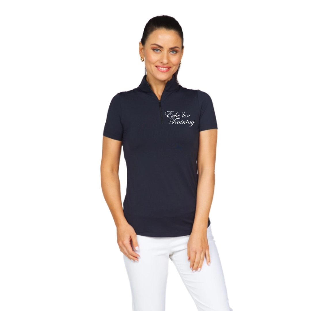 ECHE'LON IBKUL LADIES SHORT SLEEVE SUN SHIRT