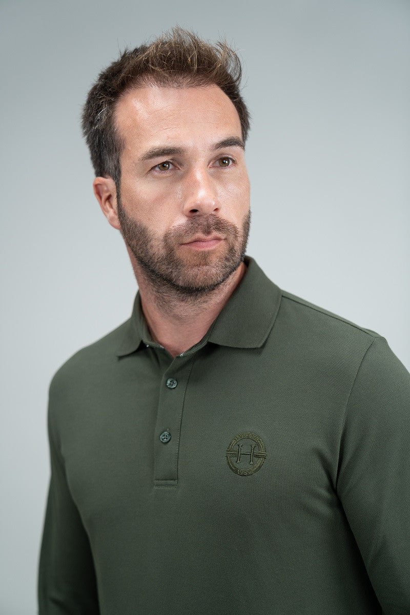 HARCOUR MEN'S PABLO LONG SLEEVE POLO SHIRT