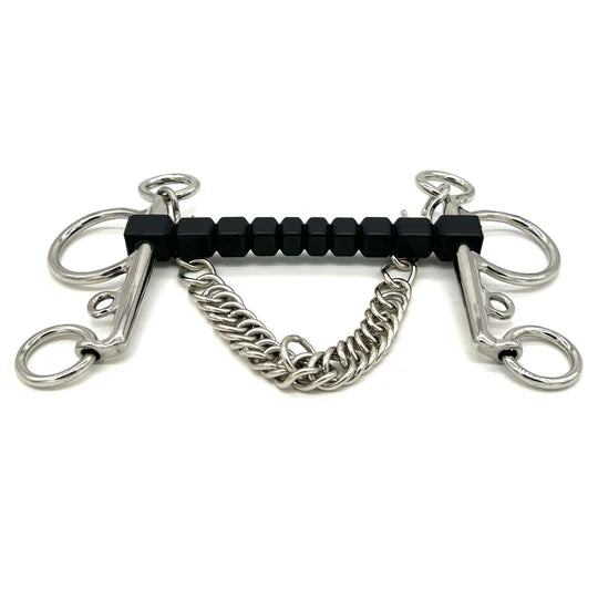 AJR RUBBER BLOCK FLEXI PELHAM BIT