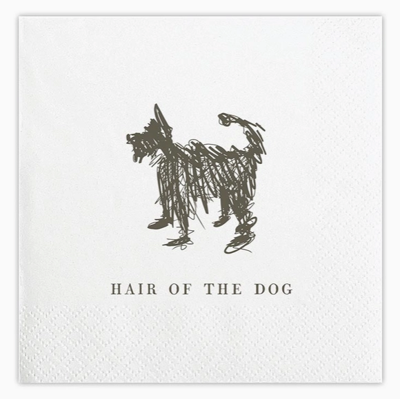 HAIR OF THE DOG COCKTAIL NAPKINS