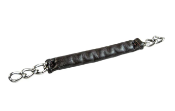 WALSH LEATHER COVERED CURB CHAIN