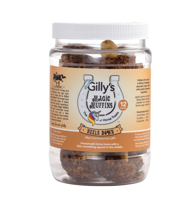 GILLY'S MAGIC MUFFINS - HEELS DOWN