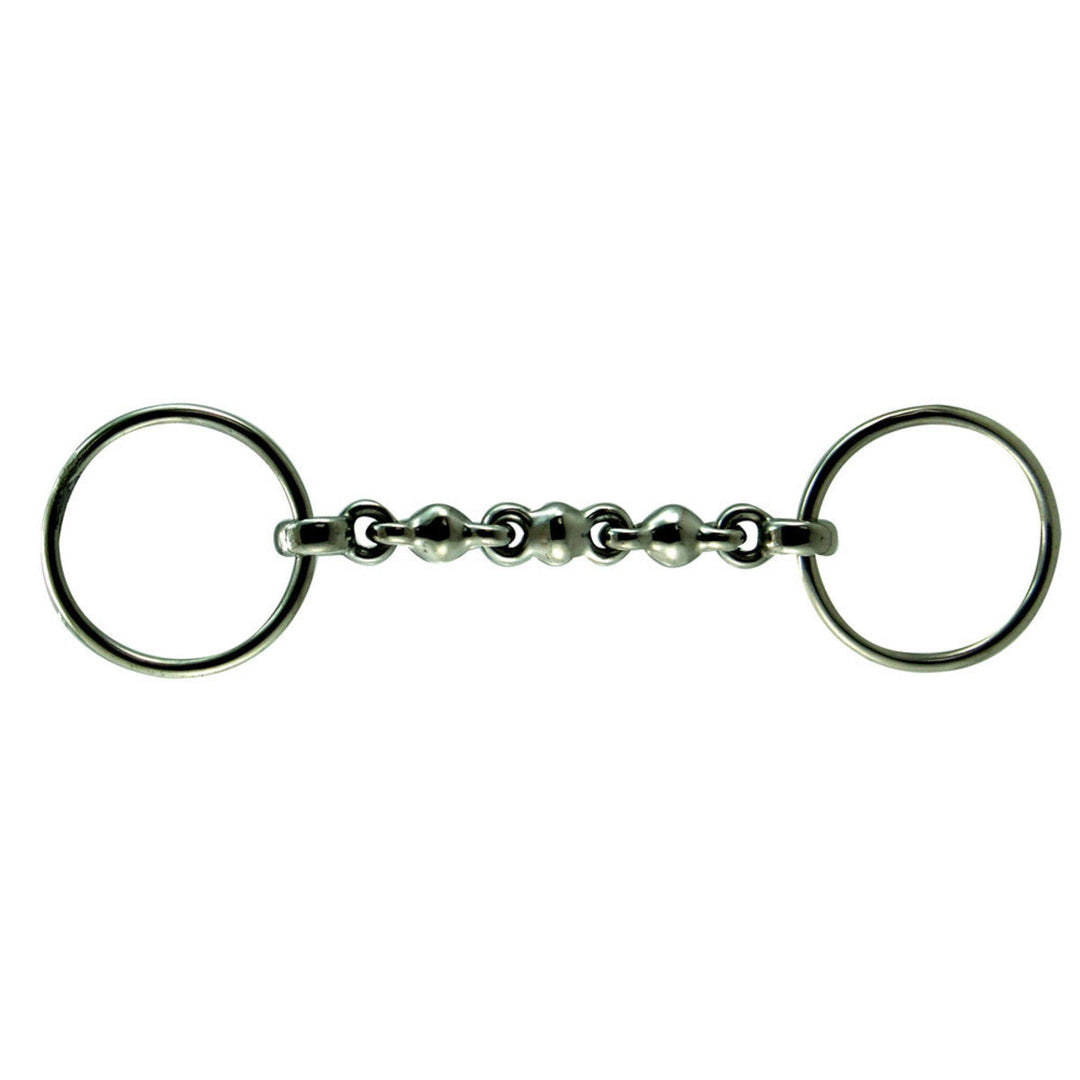 JACKS STAINLESS STEEL WATERFORD RING SNAFFLE BIT