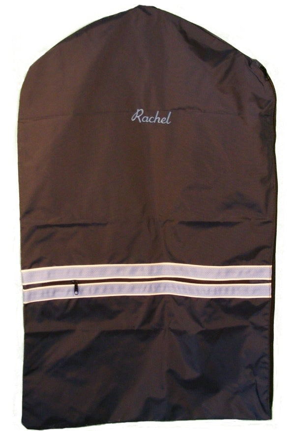 GARMENT BAG WITH PIPING