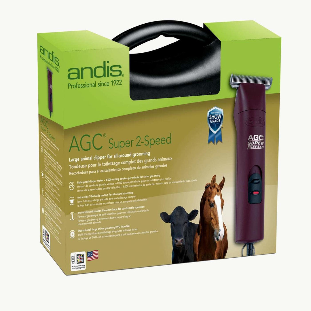 ANDIS AGC® SUPER 2-SPEED WITH T-84 DETACHABLE BLADE CLIPPER