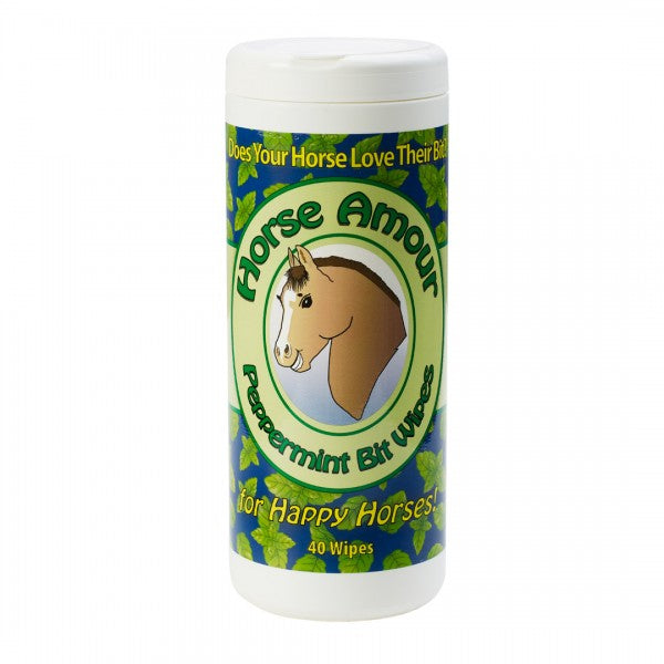HORSE AMOUR PEPPERMINT BIT WIPES
