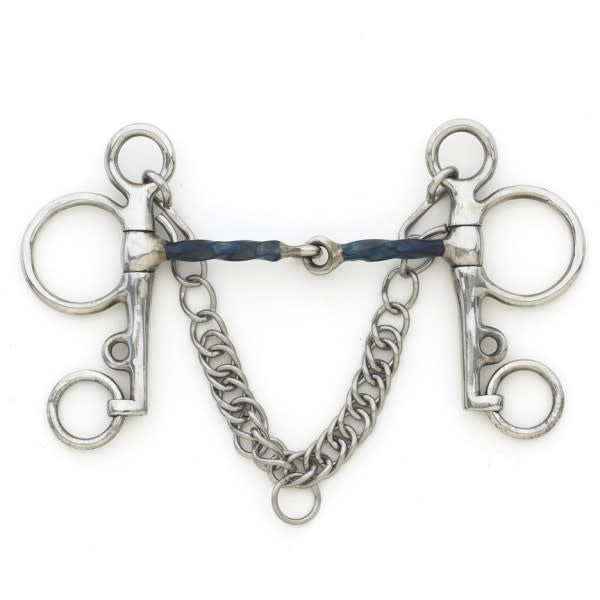 CENTAUR BLUE STEEL SLOW TWIST PELHAM