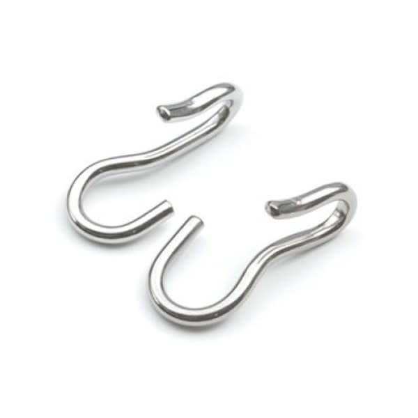 JACKS STAINLESS CURB CHAIN HOOKS