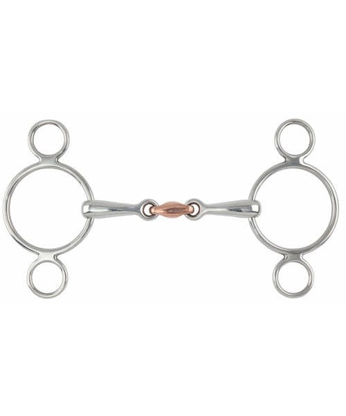TWO RING COPPER LOZENGE GAG