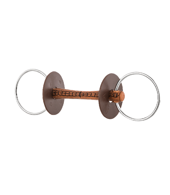 LEATHER SOFT MULLEN MOUTH SNAFFLE
