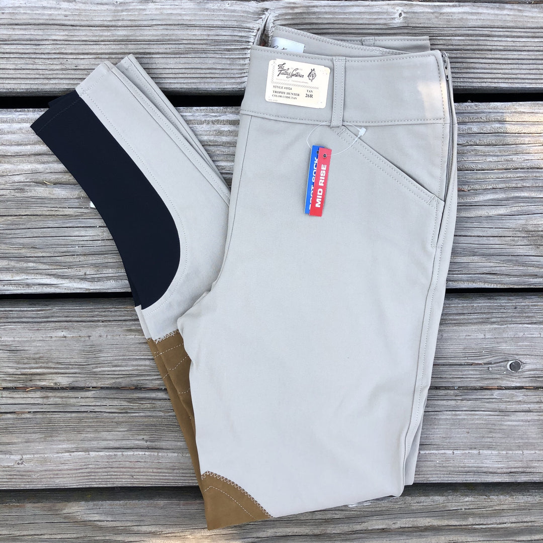 TAILORED SPORTSMAN TROPHY HUNTER SOCK BOTTOM MID-RISE SIDE ZIP BREECH