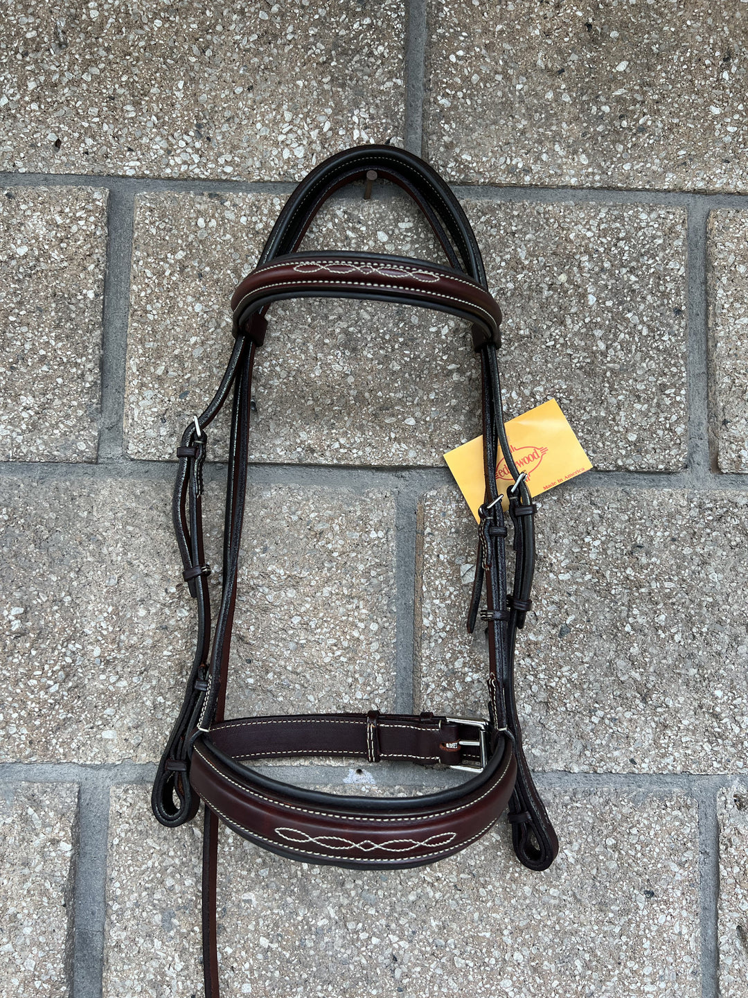 1" FANCY PADDED BRIDLE WITH PADDED CROWN