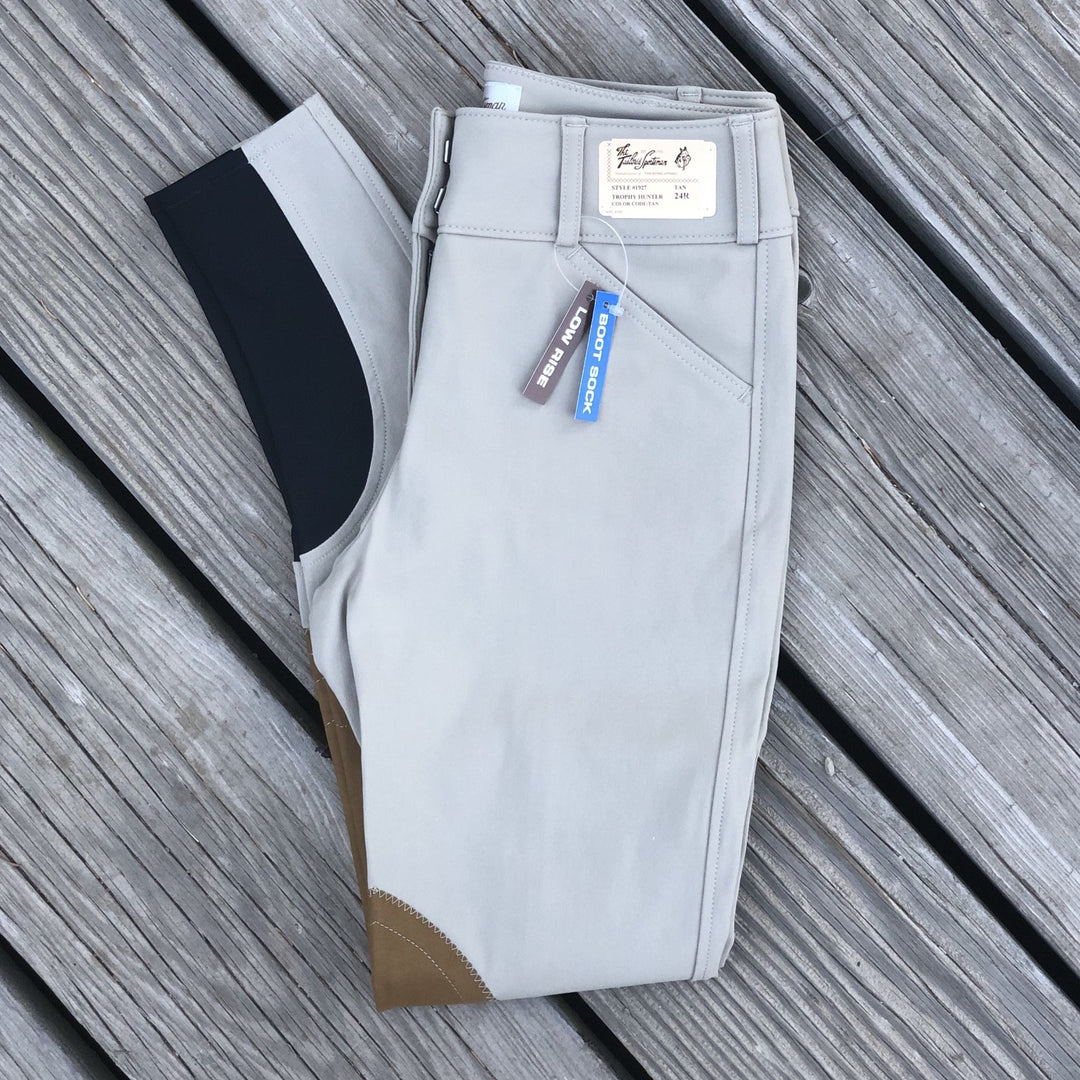 TAILORED SPORTSMAN TROPHY HUNTER SOCK BOTTOM LOW-RISE FRONT ZIP BREECH