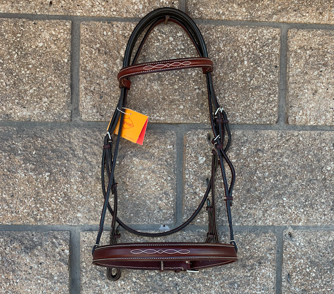 1" FANCY RAISED BRIDLE WITH PADDED CROWN