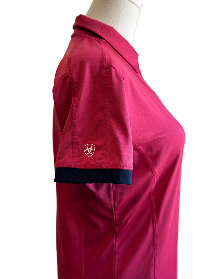 PRE-LOVED ARIAT BANDERA 1/4 ZIP POLO SHIRT
