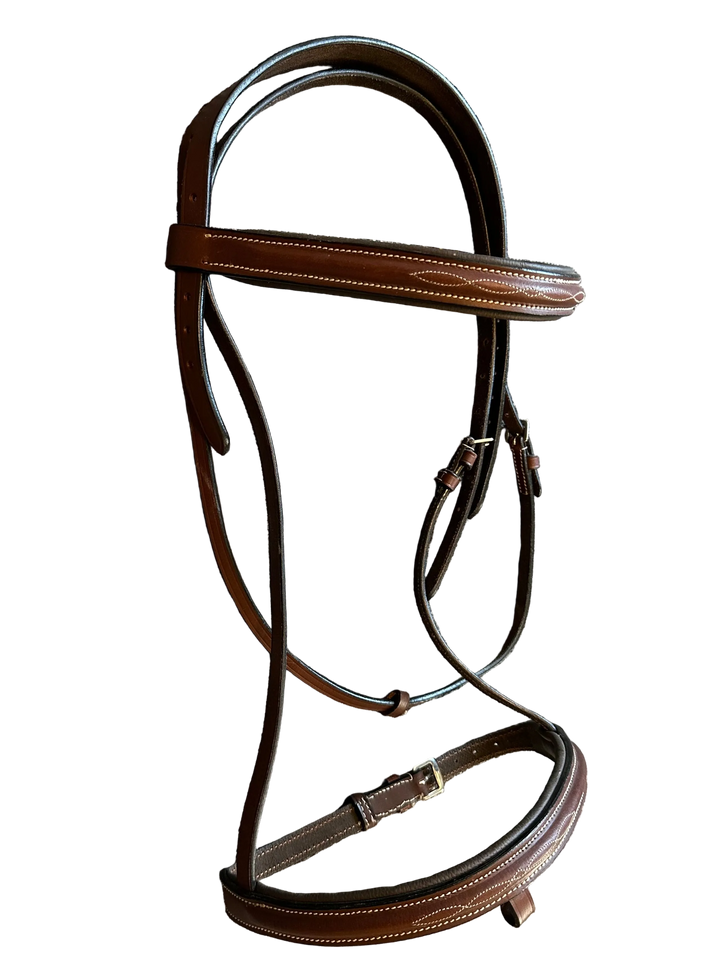 PRE-LOVED FANCY STITCH RAISED HUNTER BRIDLE
