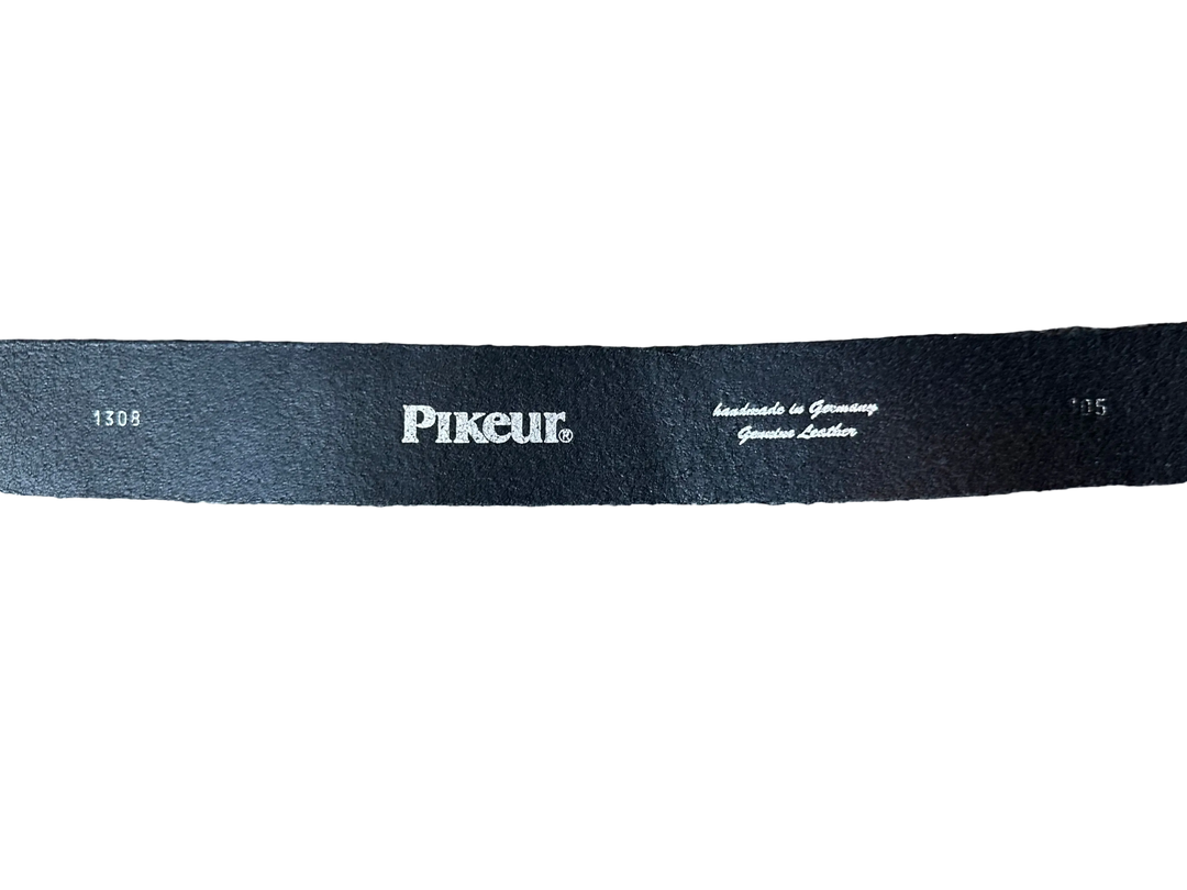 PRE-LOVED PIKEUR LEATHER BELT - 42”