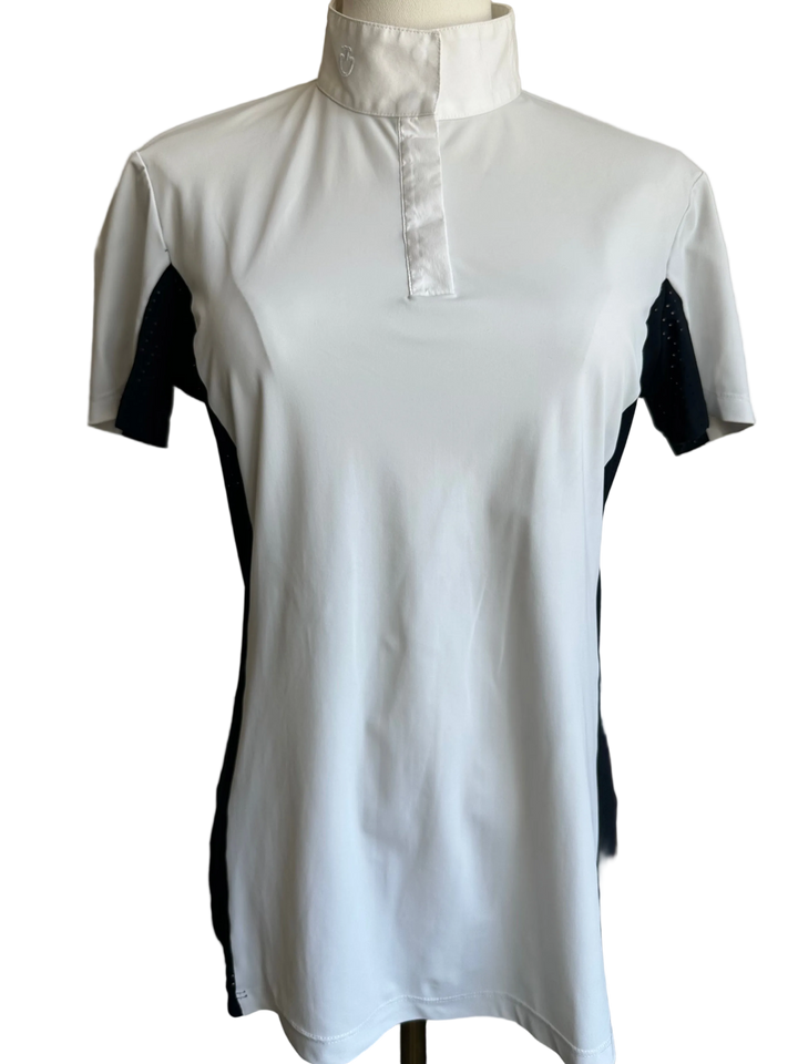 PRE-LOVED CAVALLERIA TOSCANA PERFORATED SS SHOW SHIRT