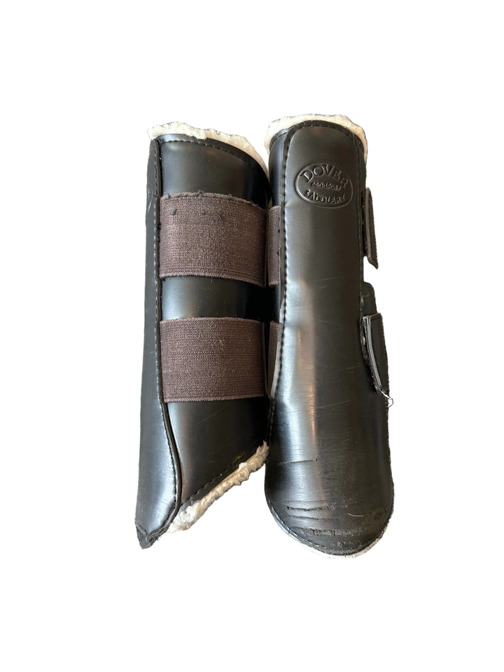 PRE-LOVED DOVER SADDLERY PREMIUM SPORT BRUSHING BOOTS WITH FLEECE LINING
