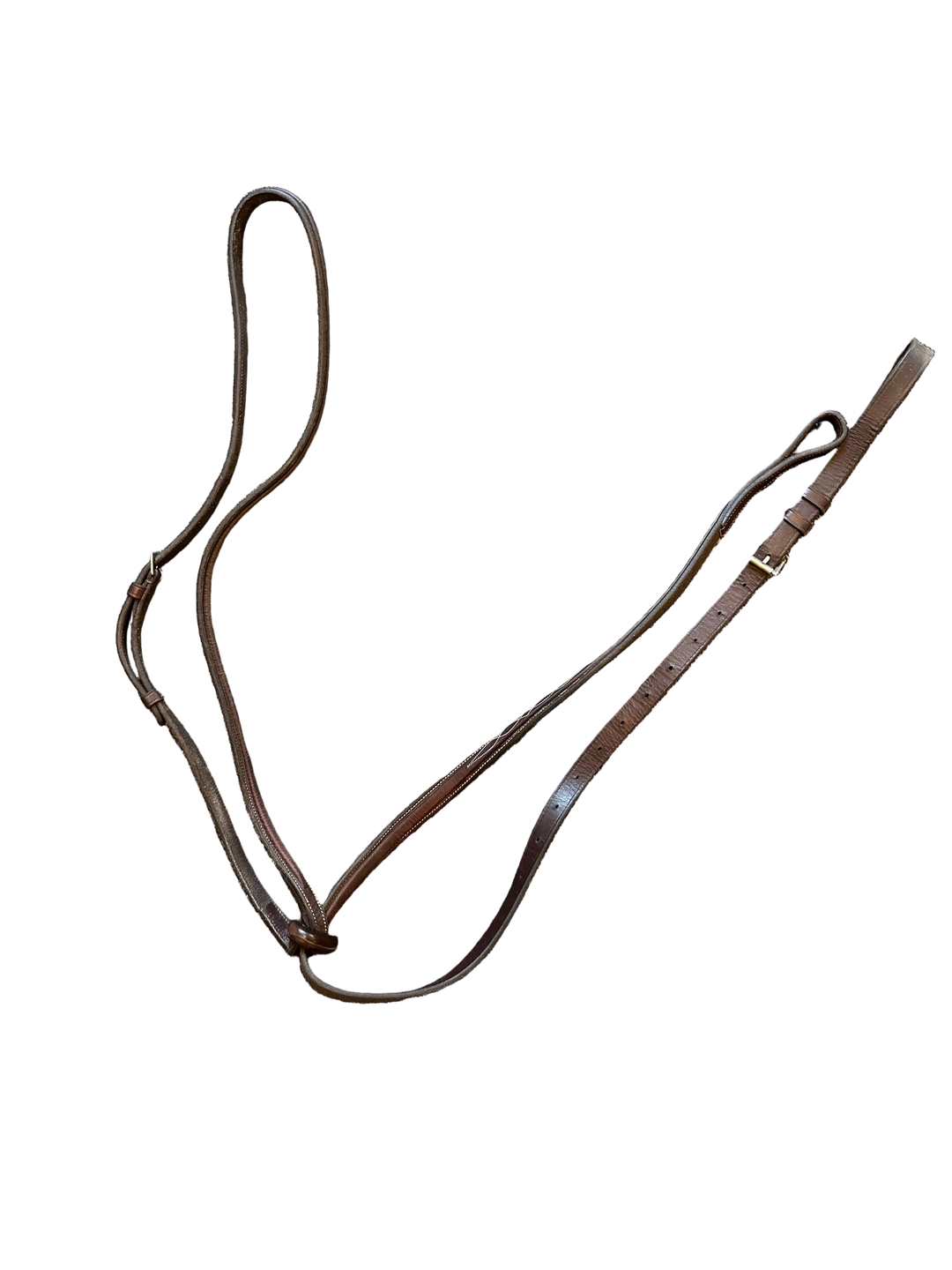 PRE-LOVED HUNTLEY EQUESTRIAN SEDGWICK FANCY STITCHED RAISED STANDING MARTINGALE