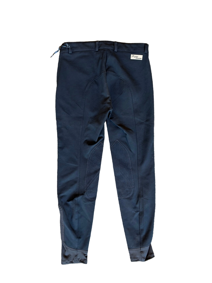 PRE-LOVED PIPER BY SMARTPAK MID RISE CLASSIC SIDE ZIP BREECHES - 30L
