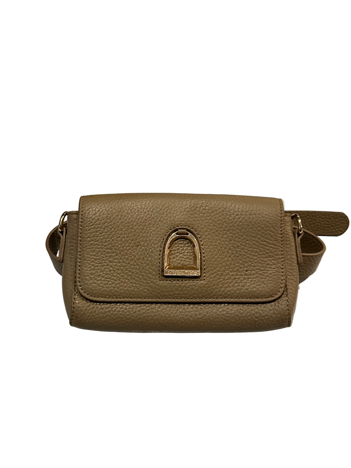 PRE-LOVED OAKBARK & CHROME RIDER BELT BAG