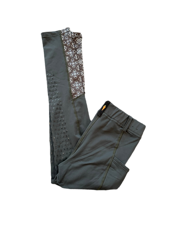 PRE-LOVED KERRITS KIDS THERMO TECH RIDING TIGHTS