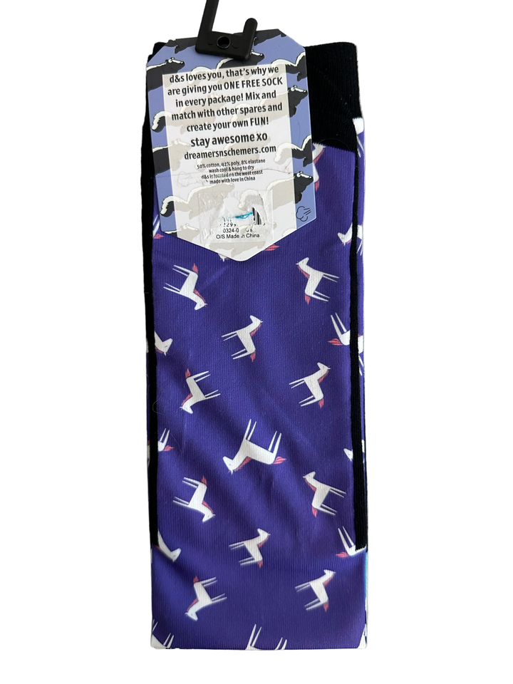 PRE-LOVED NEW WITH TAGS DREAMERS & SCHEMERS BOOT SOCKS