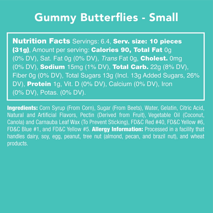 Candy Club Gummy Butterflies