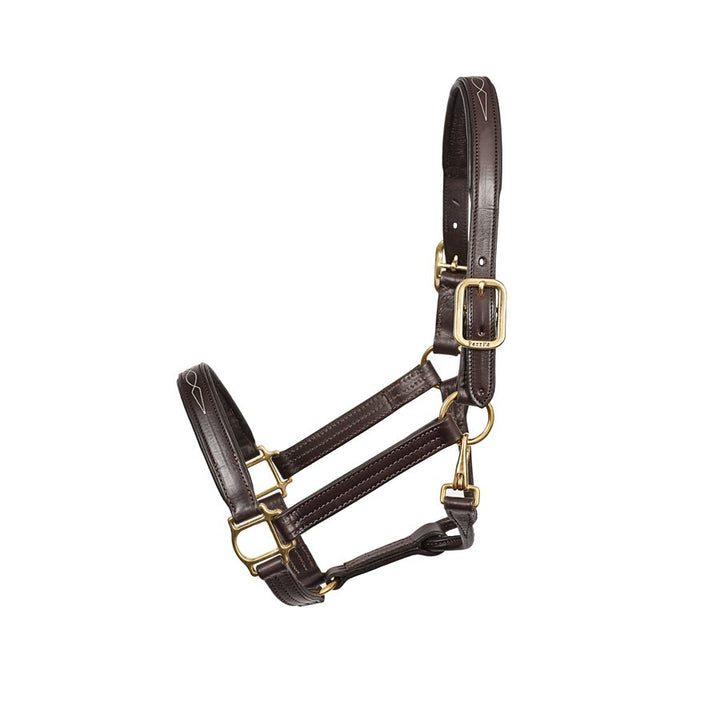 Perri's Fancy Stitched Leather Halter