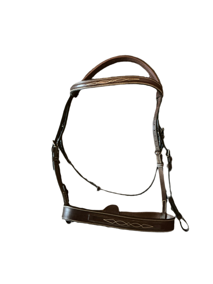 PRE-LOVED DY’ON WIDE NOSEBAND HUNTER BRIDLE