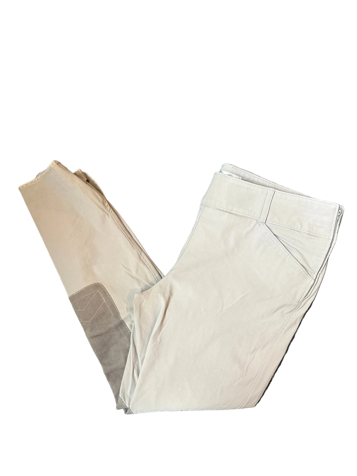 PRE-LOVED TAILORED SPORTSMAN TROPHY HUNTER SIDE ZIP BREECHES - 34R