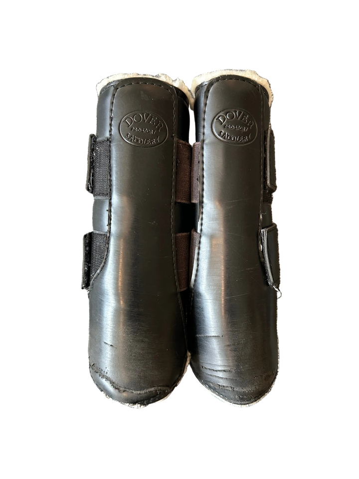 PRE-LOVED DOVER SADDLERY PREMIUM SPORT BRUSHING BOOTS WITH FLEECE LINING