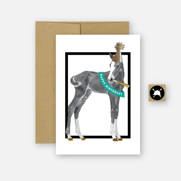 HAPPY BIRTHDAY EQUESTRIAN CARD