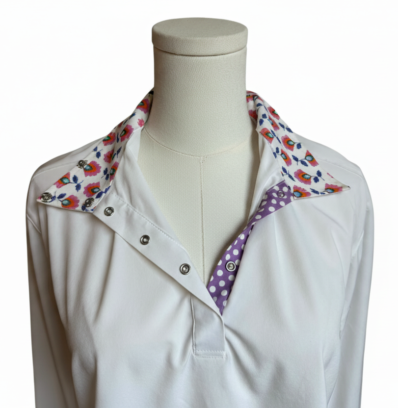 PRE-LOVED RJ CLASSICS CLASSIC COOL STRETCH PRESTIGE COLLECTION SHOW SHIRT - XL