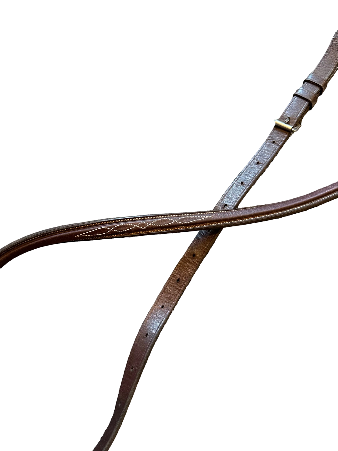 PRE-LOVED HUNTLEY EQUESTRIAN SEDGWICK FANCY STITCHED RAISED STANDING MARTINGALE