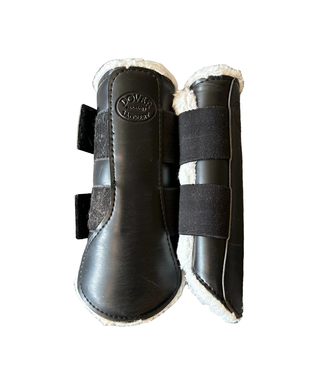 PRE-LOVED DOVER SADDLERY PREMIUM SPORT BRUSHING BOOTS WITH FLEECE LINING