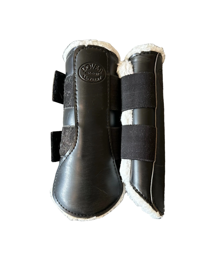 PRE-LOVED DOVER SADDLERY PREMIUM SPORT BRUSHING BOOTS WITH FLEECE LINING