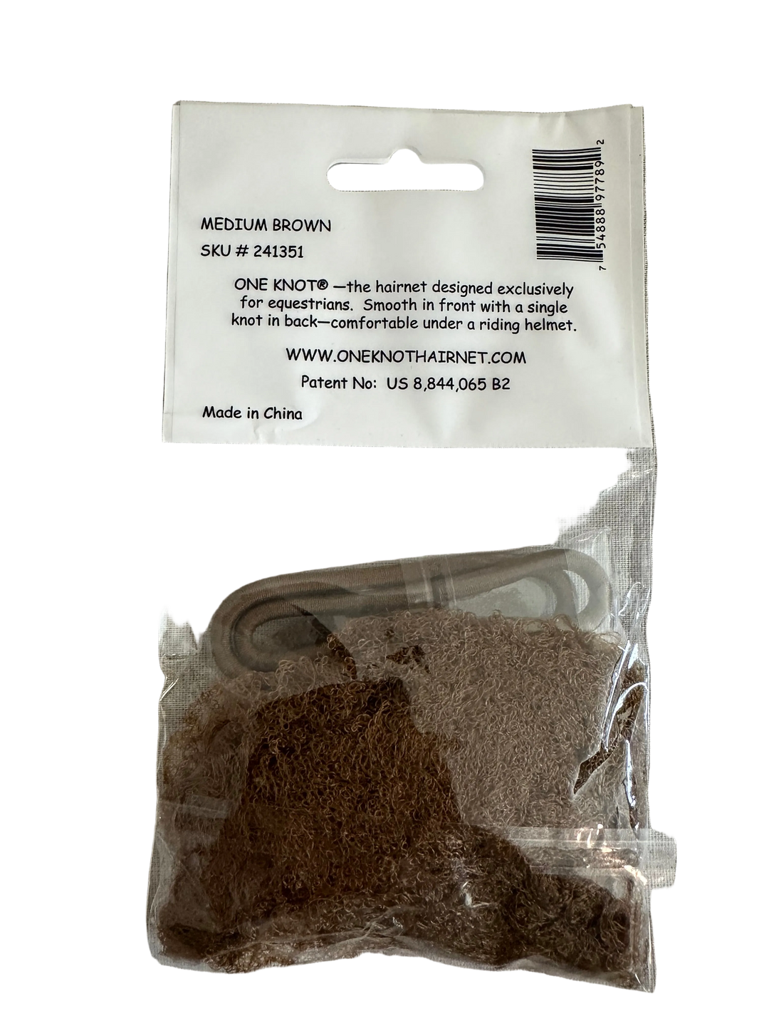 PRE-LOVED ONE KNOT HAIRNET NEW IN PACKAGING