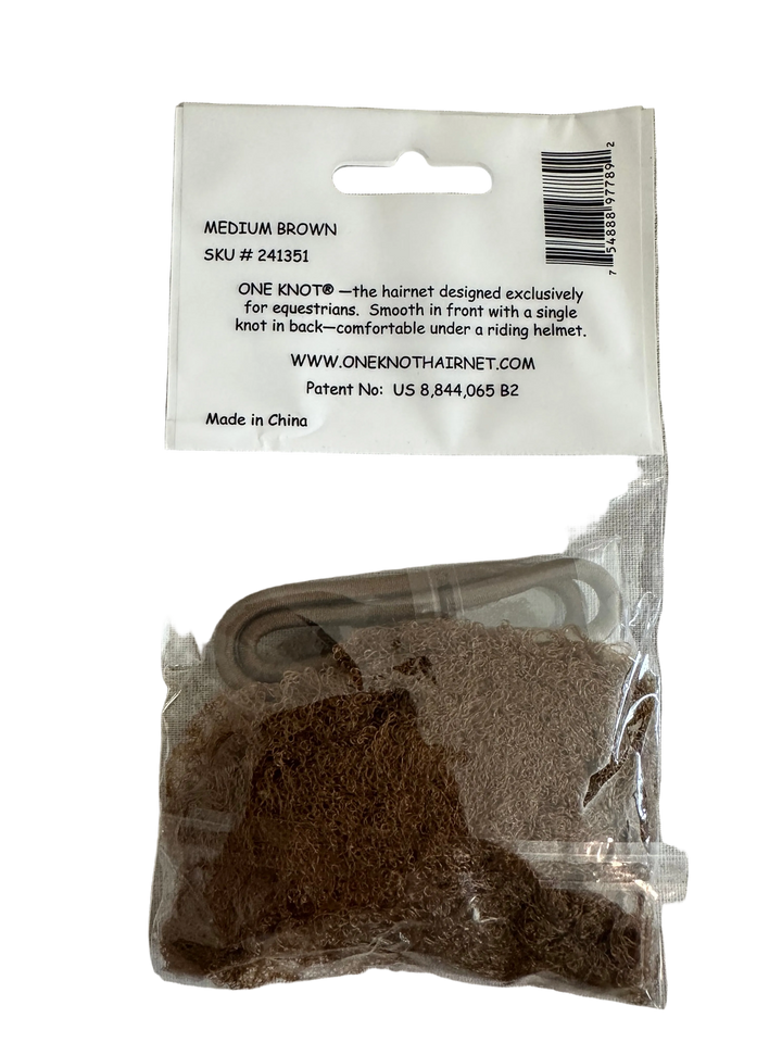 PRE-LOVED ONE KNOT HAIRNET NEW IN PACKAGING